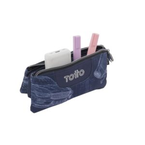 ESTUCHE 3 COMPARTIMENTOS TABLERO BLUEPRINT TOTTO AC52ECO012-2426Z-0JJ