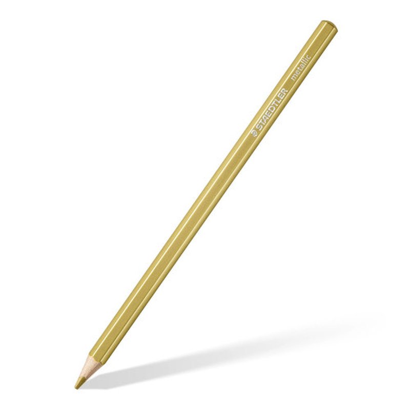 ESTUCHE METALICO CON 12 LAPICES DE COLORES METALICOS DESIGN JOURNEY 146M M12 - Imagen 3