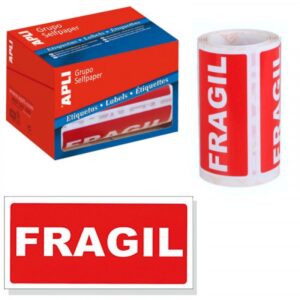 ETIQ APLI FRAGIL 50X100 ROLLO 20