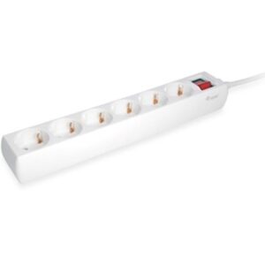 Equip 245552 base múltiple 1,5 m 6 salidas AC Interior Blanco