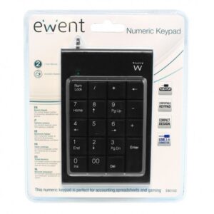 Ewent EW3102 teclado numérico PC/servidor USB Negro