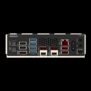 GIGABYTE Placa base X870E AORUS MASTER - Compatible con CPUs AMD Ryzen 9000, VRM digital de 16+2+2 fases, hasta 8200MHz DDR5 (OC), 4xPCIe 5.0 + 4xM.2, Wi-Fi 7, LAN 5GbE, USB 3.2 Gen 2x2