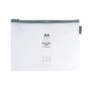 GRAFOPLAS Bolsa Zipper Eva mate A4 blanco