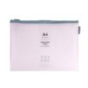 GRAFOPLAS Bolsa Zipper Eva mate A4 rosa soft