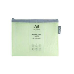 GRAFOPLAS Bolsa Zipper Eva mate A5 mint soft