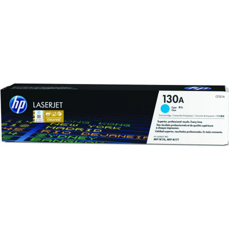 HP Cartucho de tóner original LaserJet 130A cian HP Cartucho de tóner original LaserJet 130A cian