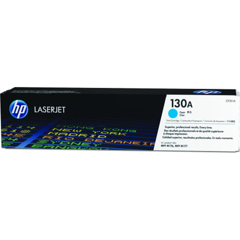 HP Cartucho de tóner original LaserJet 130A cian HP Cartucho de tóner original LaserJet 130A cian - Imagen 3