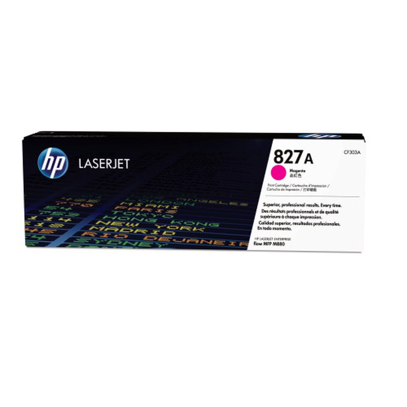 HP Cartucho de tóner original LaserJet 827A magenta