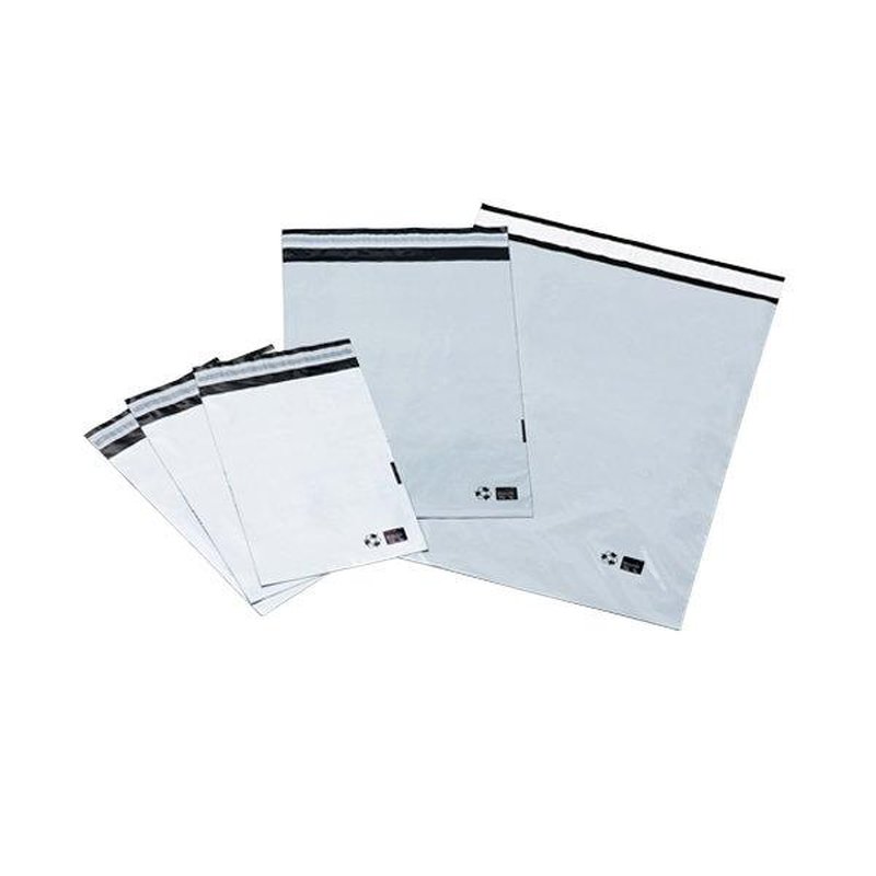 INTERMARK Pack de 100 Bolsa courier plastico reciclado 400x500mm