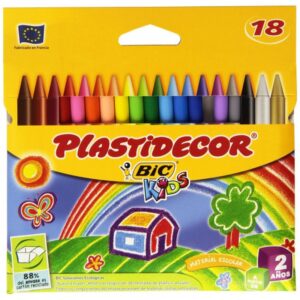 LAPICES CERA PLASTIDECOR CAJA 18
