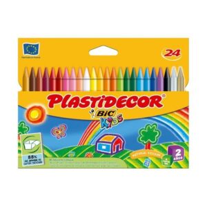 LAPICES CERA PLASTIDECOR CAJA 24