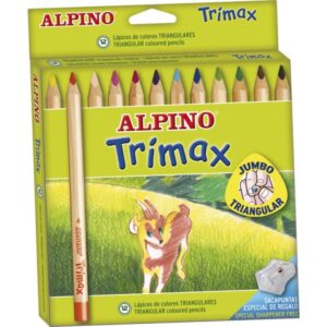 LAPICES COLORES ALPINO TRIMAX 12