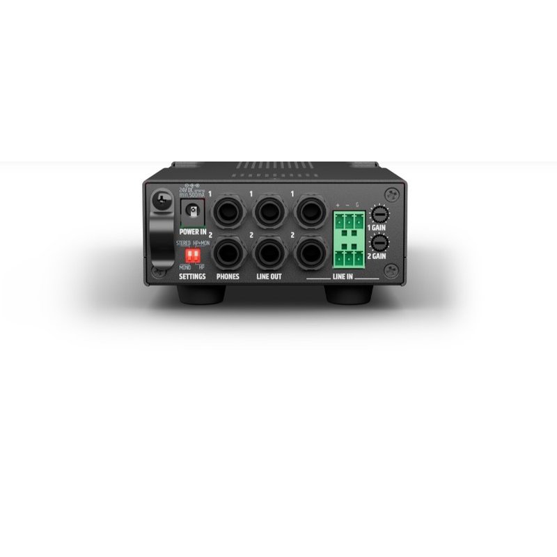 LD SYSTEMS INTEGRATION SERIE TICA (LDHPA2) 2-CHANNEL HEADPHONE AMPLIFIER WARRANTY 5 YEARS (PU8) - Imagen 2