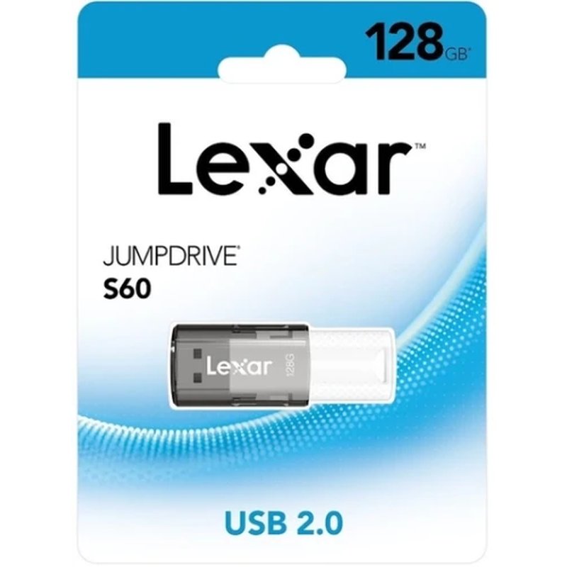 LEXAR 128GB JUMPDRIVE S60 USB 2.0 FLASH DRIVE LEXAR 128GB JUMPDRIVE S60 USB 2.0 FLASH DRIVE - Imagen 2
