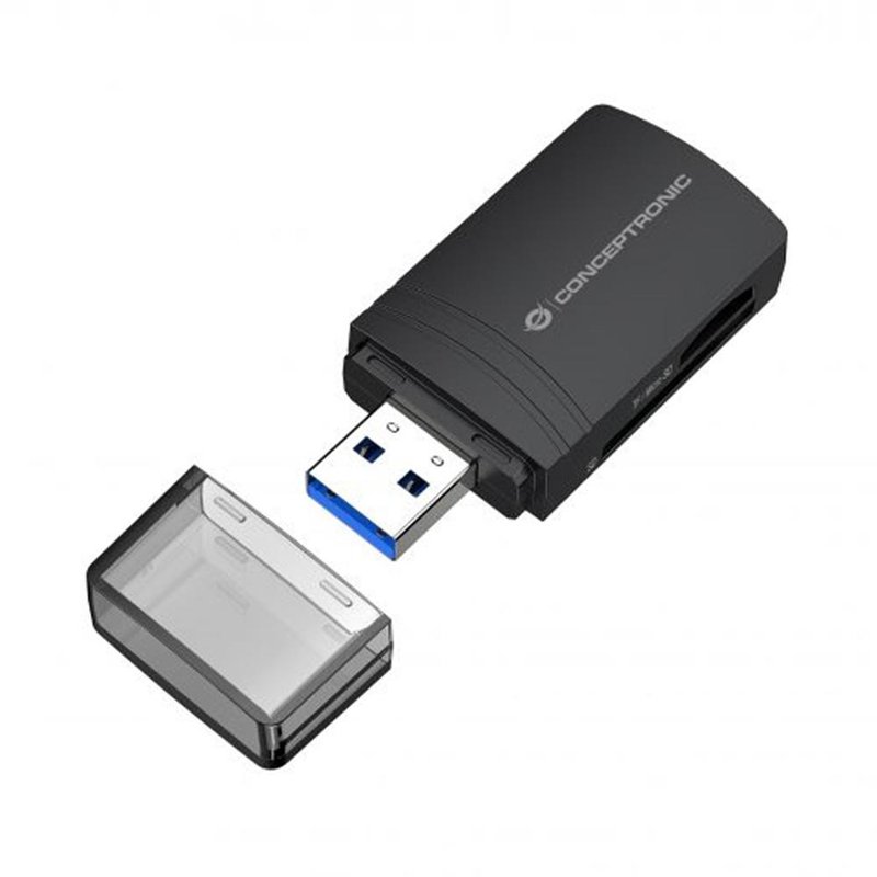 Conceptronic BIAN06B lector de tarjeta USB 3.2 Gen 1 (3.1 Gen 1) Type-A Negro Conceptronic BIAN06B lector de tarjeta USB 3.2 Gen 1 (3.1 Gen 1) Type-A Negro