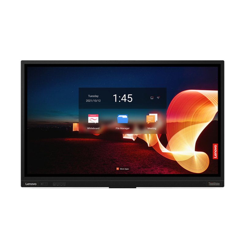 Lenovo ThinkVision T65 LED display 165,1 cm (65") 3840 x 2160 Pixeles 4K Ultra HD Pantalla táctil Negro
