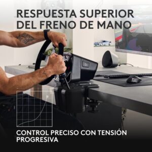 Logitech 941-000245 mando y volante Negro USB Shifter + Handbrake Analógico PC, PlayStation 4, PlayStation 5, Xbox One, Xbox Series S, Xbox Series X Logitech 941-000245 mando y volante Negro USB Shifter + Handbrake Analógico PC, PlayStation 4, PlayStation 5, Xbox One, Xbox Series S, Xbox Series X