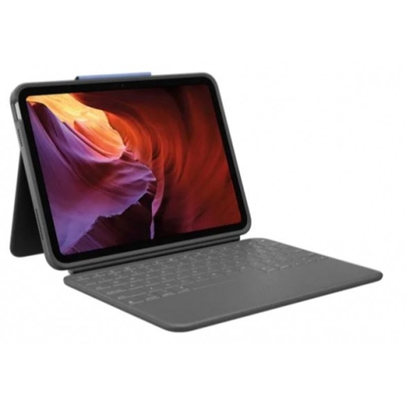 Logitech Rugged Folio Grafito Smart Connector QWERTY Español