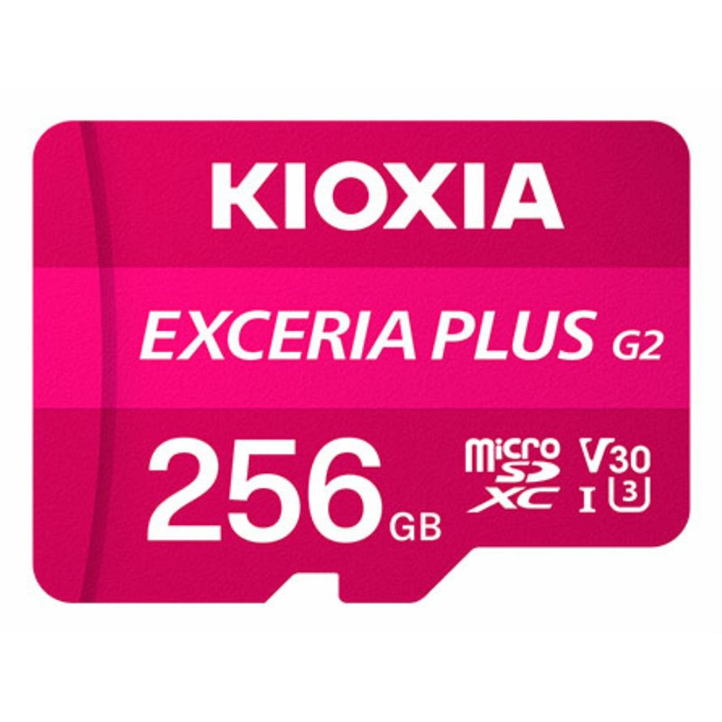 MICRO SD KIOXIA 256GB EXCERIA PLUS G2 UHS-I C10 CON ADAPTADOR