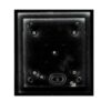 MOBOTIX SINGLE ON-WALL-HOUSING, BLACK (P/N:MX-OPT-BOX-1-EXT-ON-BL)