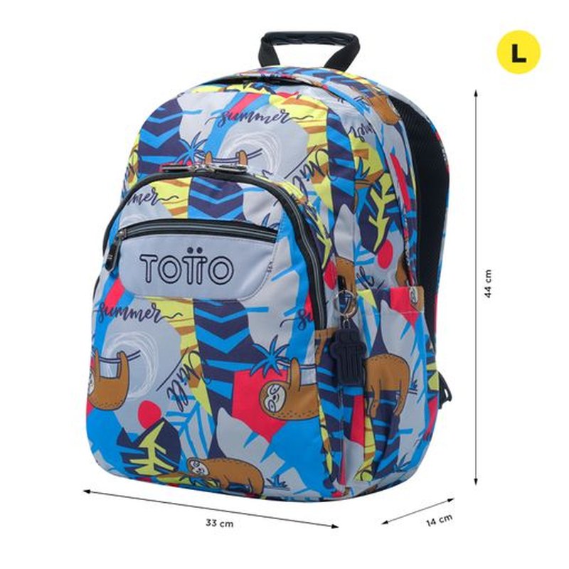 MOCHILA ACUARELES LAZEL (33 X 44 X 14) - 20L TOTTO MA04ECO021-2416N-6YB MOCHILA ACUARELES LAZEL (33 X 44 X 14) - 20L TOTTO MA04ECO021-2416N-6YB - Imagen 3