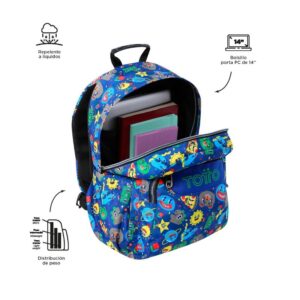 Alternative view of MOCHILA ACUARELES TELLO (33 X 44 X 14) - 20L TOTTO MA04ECO021-2416N-8JZ