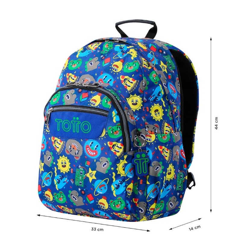 MOCHILA ACUARELES TELLO (33 X 44 X 14) - 20L TOTTO MA04ECO021-2416N-8JZ MOCHILA ACUARELES TELLO (33 X 44 X 14) - 20L TOTTO MA04ECO021-2416N-8JZ - Imagen 3