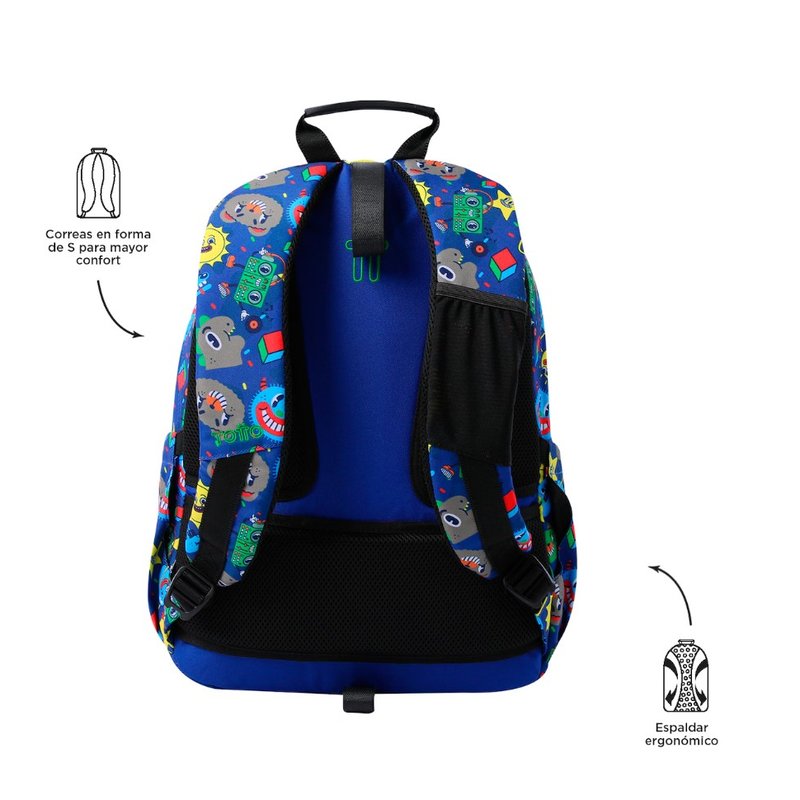 MOCHILA ACUARELES TELLO (33 X 44 X 14) - 20L TOTTO MA04ECO021-2416N-8JZ MOCHILA ACUARELES TELLO (33 X 44 X 14) - 20L TOTTO MA04ECO021-2416N-8JZ - Imagen 4