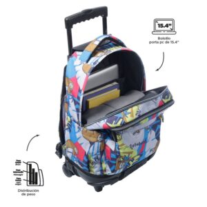 MOCHILA RENGLONES LAZEL (32 X 45.5 X 18) - 26L TOTTO MA03ECO006-2416P-6YB MOCHILA RENGLONES LAZEL (32 X 45.5 X 18) - 26L TOTTO MA03ECO006-2416P-6YB