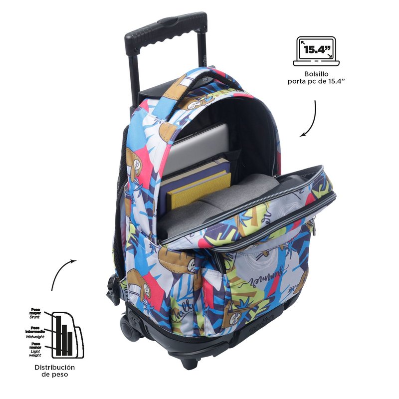 MOCHILA RENGLONES LAZEL (32 X 45.5 X 18) - 26L TOTTO MA03ECO006-2416P-6YB MOCHILA RENGLONES LAZEL (32 X 45.5 X 18) - 26L TOTTO MA03ECO006-2416P-6YB - Imagen 4
