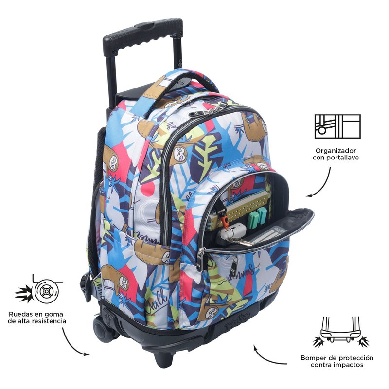 MOCHILA RENGLONES LAZEL (32 X 45.5 X 18) - 26L TOTTO MA03ECO006-2416P-6YB MOCHILA RENGLONES LAZEL (32 X 45.5 X 18) - 26L TOTTO MA03ECO006-2416P-6YB - Imagen 5