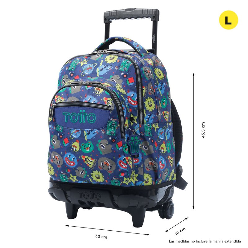 MOCHILA RENGLONES TELLO (32 X 45.5 X 18) - 26L TOTTO MMA03ECO006-2416P-8JZ - Imagen 2