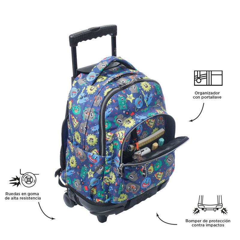 MOCHILA RENGLONES TELLO (32 X 45.5 X 18) - 26L TOTTO MMA03ECO006-2416P-8JZ - Imagen 5