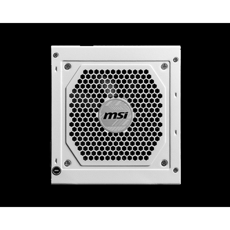 MSI MAG A850GL PCIE5 WHITE unidad de fuente de alimentación 850 W 20+4 pin ATX ATX Blanco MSI MAG A850GL PCIE5 WHITE unidad de fuente de alimentación 850 W 20+4 pin ATX ATX Blanco - Imagen 2