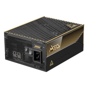 MSI MEG Ai1600T PCIE5 unidad de fuente de alimentación 1600 W 24-pin ATX ATX Negro
