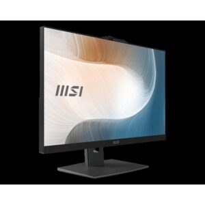 MSI Modern AM242P 12M Intel® Core™ i5 i5-1235U 60,5 cm (23.8") 1920 x 1080 Pixeles PC todo en uno 16 GB DDR4-SDRAM 512 GB SSD Windows 11 Home Wi-Fi 6E (802.11ax) Negro