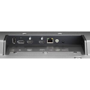 NEC MultiSync M651-2 Diseño de quiosco 165,1 cm (65") LED 500 cd / m² 4K Ultra HD Negro Procesador incorporado