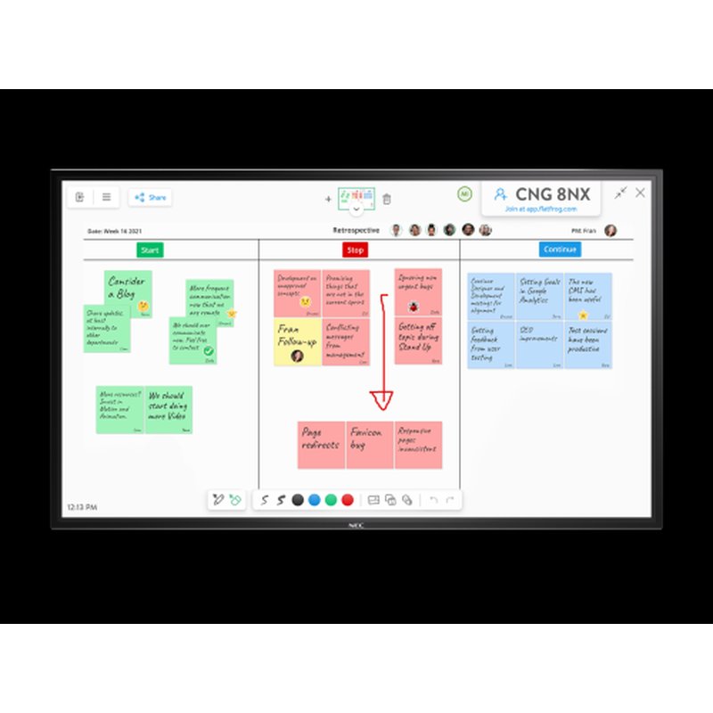NEC MultiSync M861 IGB Pantalla plana para señalización digital 2,18 m (86") LCD 500 cd / m² 4K Ultra HD Negro Pantalla táctil 24/7