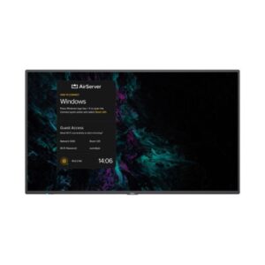 NEC MultiSync M981 AirServer Pantalla plana para señalización digital 2,49 m (98") LCD 500 cd / m² 4K Ultra HD Negro 24/7