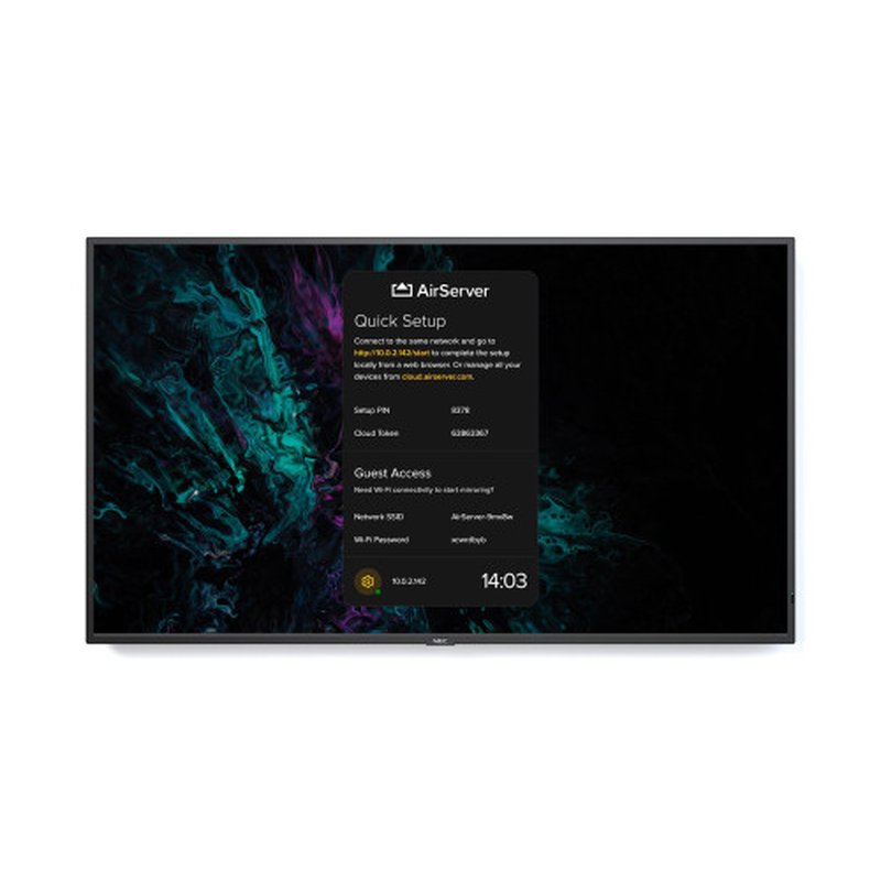 NEC MultiSync ME501 Pantalla plana para señalización digital 127 cm (50") VA Wifi 400 cd / m² Negro 18/7