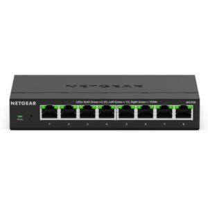NETGEAR MS308E No administrado 2.5G Ethernet (100/1000/2500) Negro