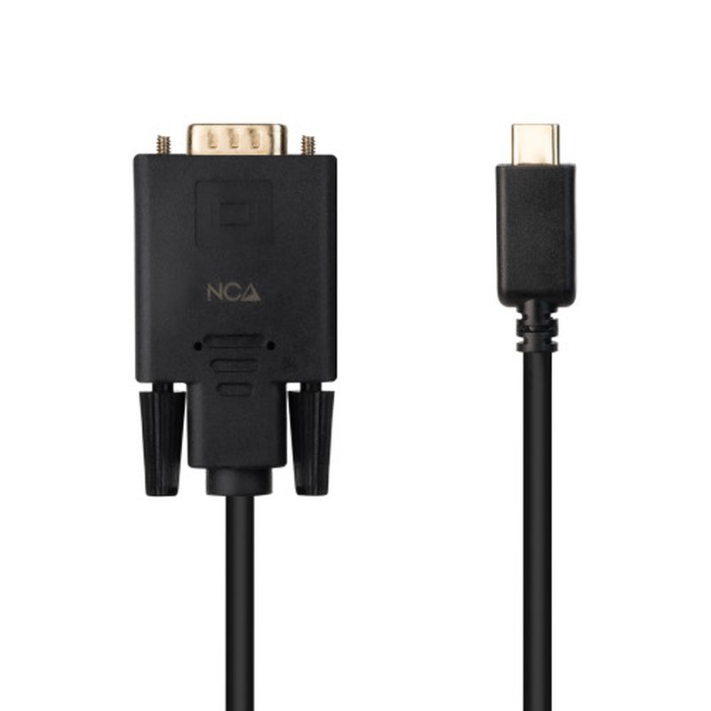 Nanocable Cable Conversor USB-C/M a VGA/M, 1.8 m, Negro - Imagen 2