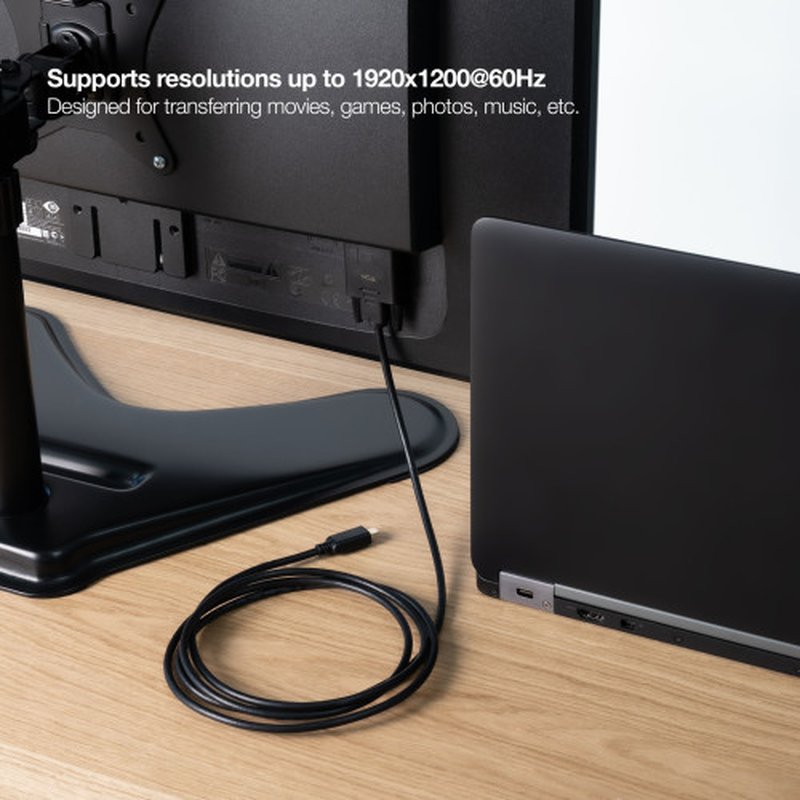 Nanocable Cable Conversor USB-C/M a VGA/M, 1.8 m, Negro - Imagen 5