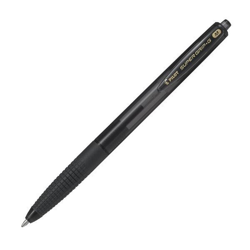 PILOT Boligrafo retractil Supergrip G tinta aceite trazo 0,4mm negro