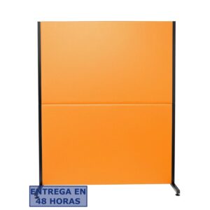 PIQUERAS Y CRESPO Biombo Valdeganga similpiel naranja