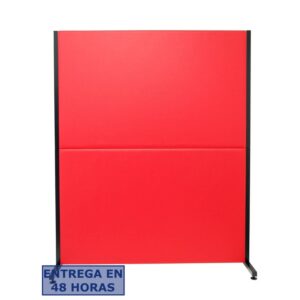 PIQUERAS Y CRESPO Biombo Valdeganga similpiel rojo