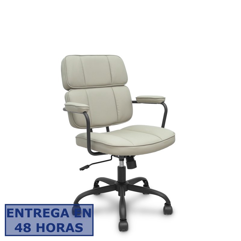 PIQUERAS Y CRESPO FOROL Silla Opti518 basculante simipiel beige