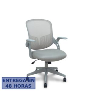 PIQUERAS Y CRESPO FOROL Silla Opti544 gris respaldo malla gris asiento 3D gris
