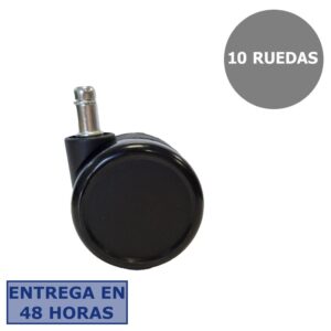 PIQUERAS Y CRESPO Kit de 10 ruedas de nailon de 65mm