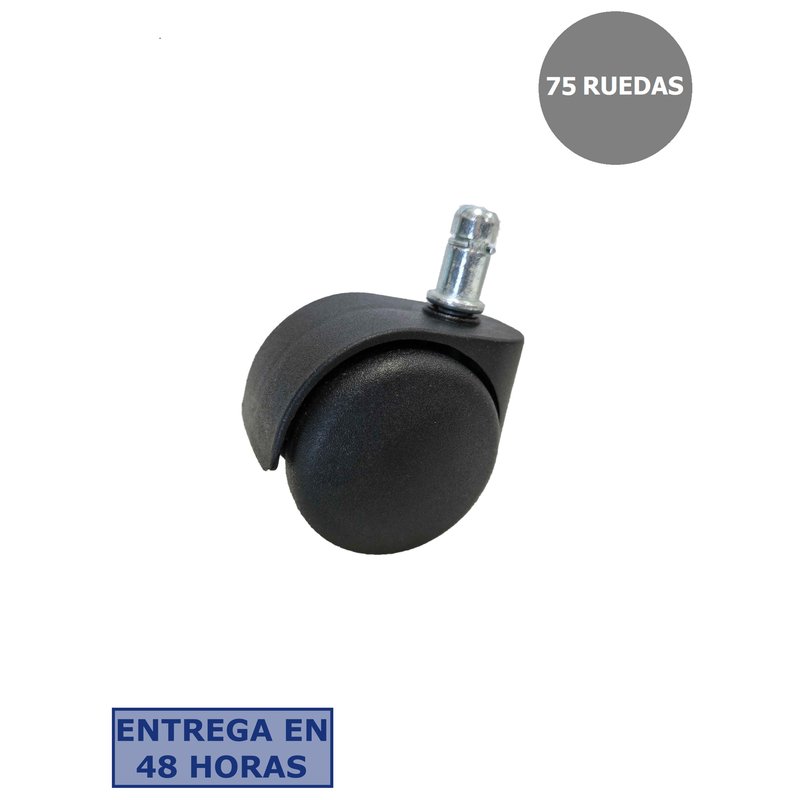 PIQUERAS Y CRESPO Kit de 75 ruedas de nailon de 50 mm perno 11 mm